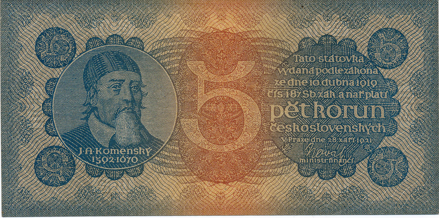 5 Koruna 1921 - front